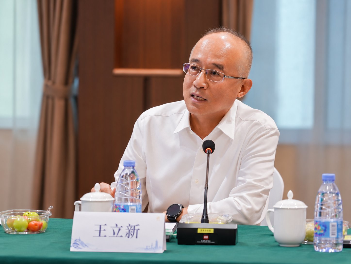 王立新党委副书记发言